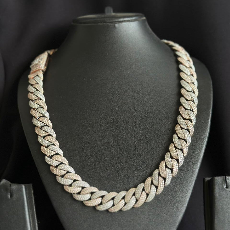 Iced Out Custom Quban Chain