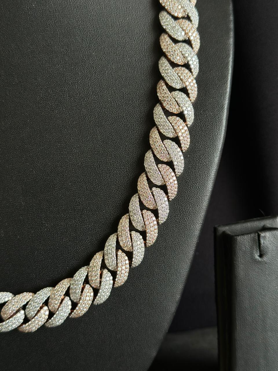 Iced Out Custom Quban Chain