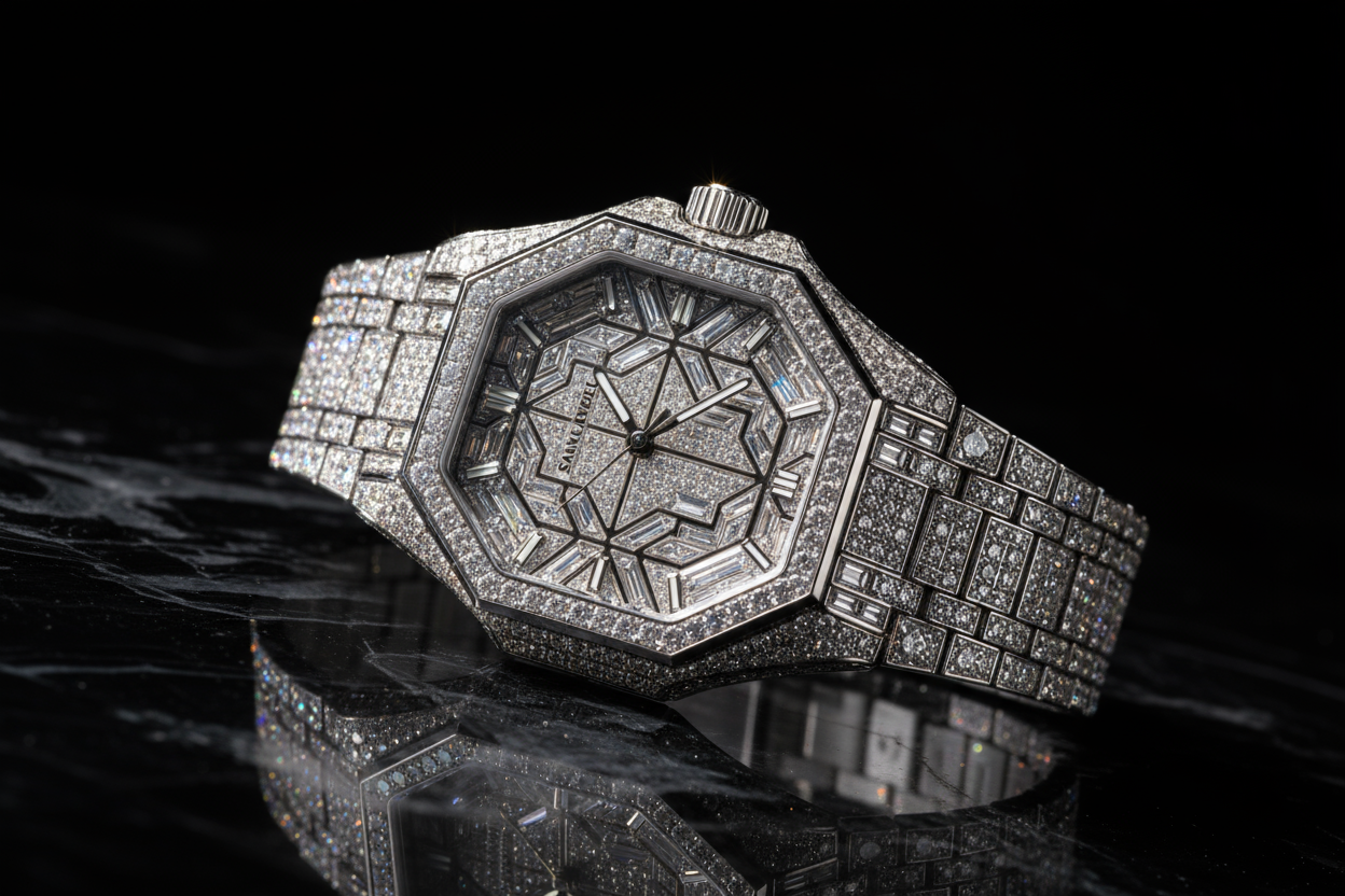 use watch images use contect saaneajewels vvs1 icecut diamond shape watch 